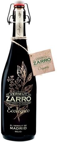 Zarro Vermut rojo ecológico .