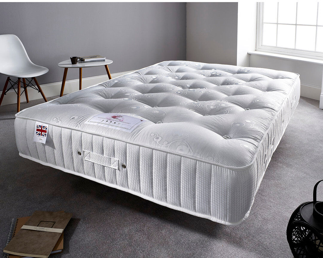 Somnior Beds Diamond 3000 Medium Firm Pocket Sprung Mattress Two Sided Double (4'6)