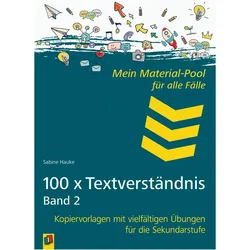 100 x Textverständnis, Band 2, Schulbücher von Sabine Hauke