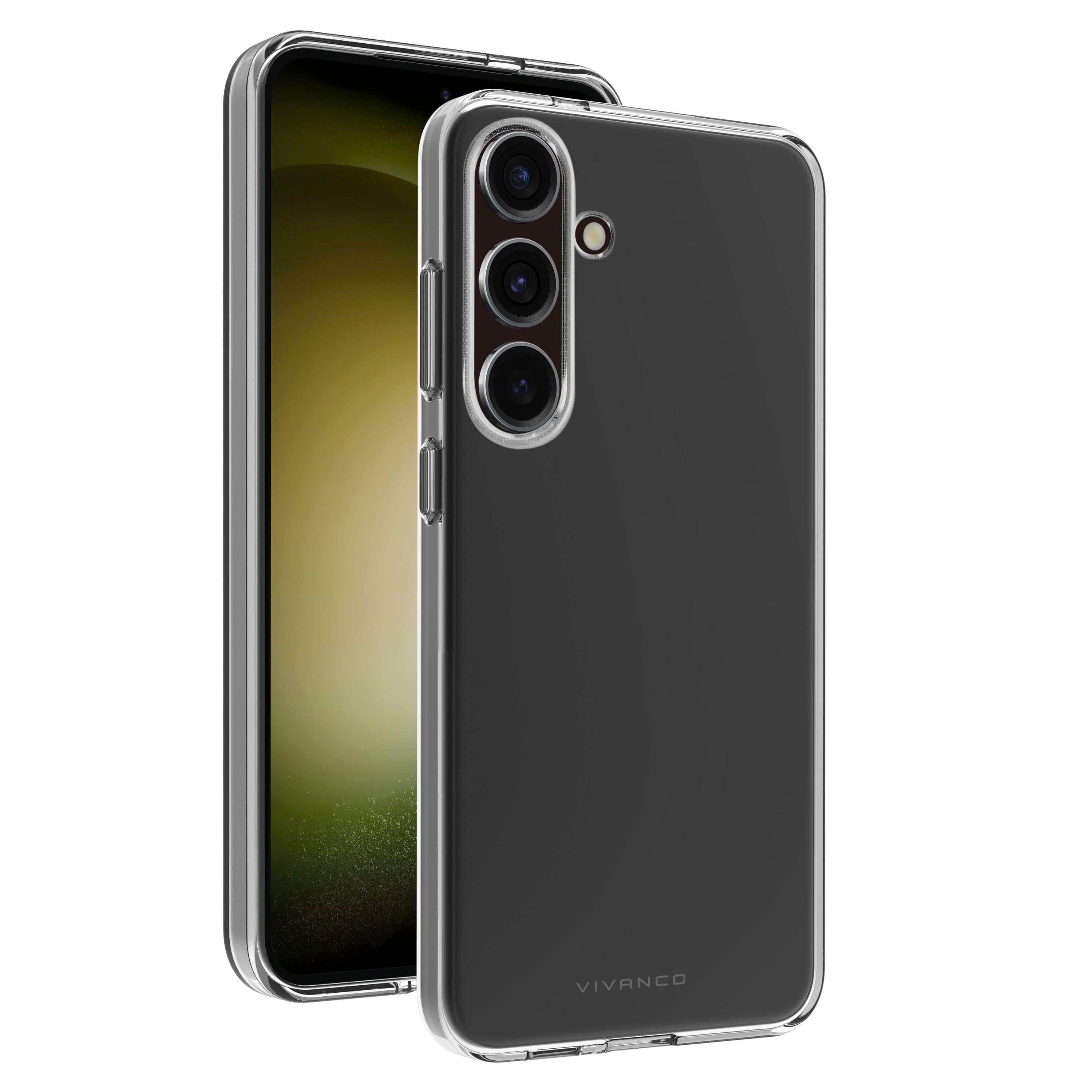 Vivanco Cover für Galaxy S24+ Super Slim (Transparent) 64083