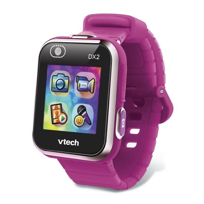 VTech KidiZoom Smartwatch DX2 Raspberry, Smartwatch voor kinderen van 5 tot 13 jaar, Frans