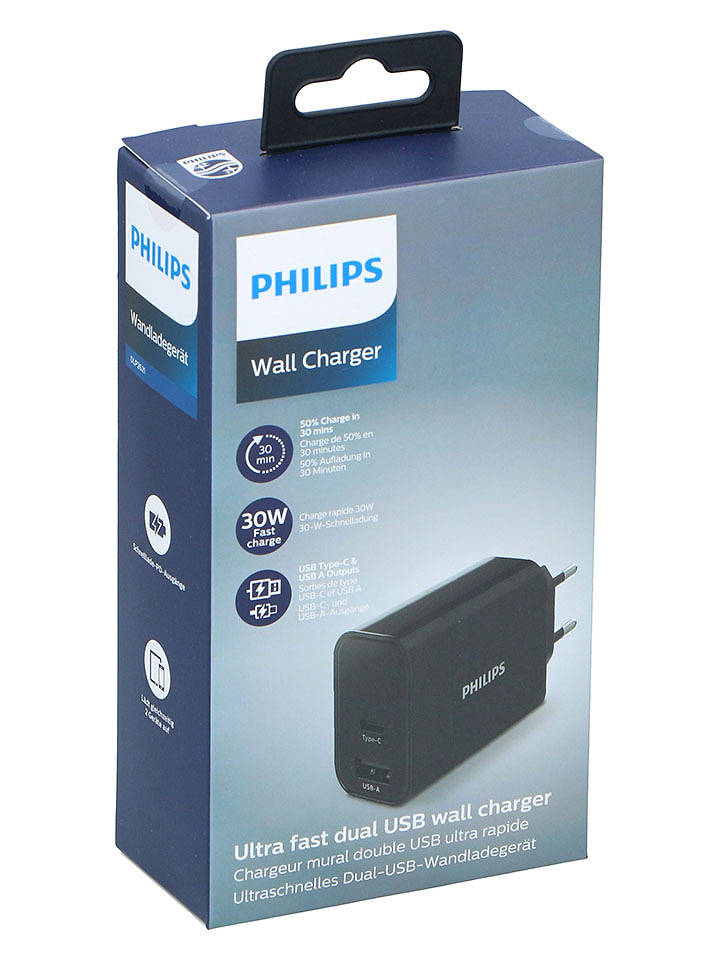 Philips Wandladegerät in Schwarz - onesize