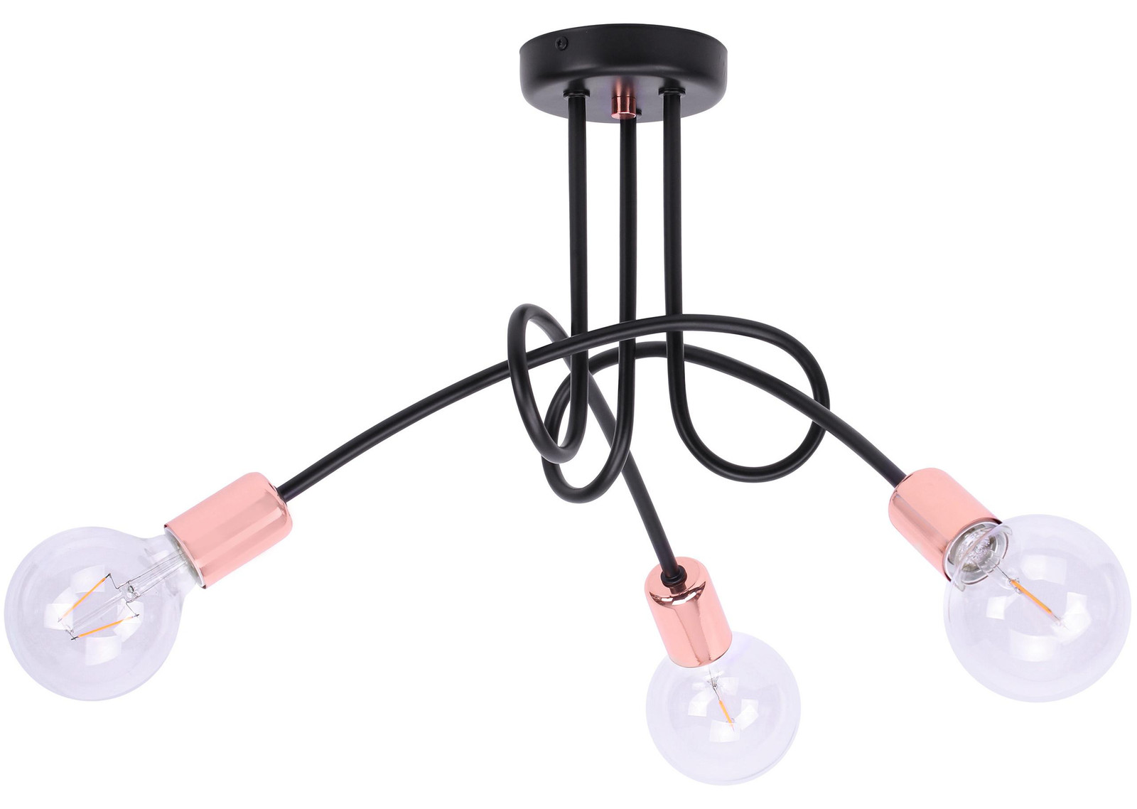 Light Hom Loft Kupfer Moderne Hanglamp met LED