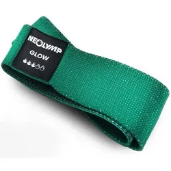 NEOLYMP Fitnessbänder kurz aus Stoff mit E-Book, Größe 33 x 5,6 cm in Grün Grün