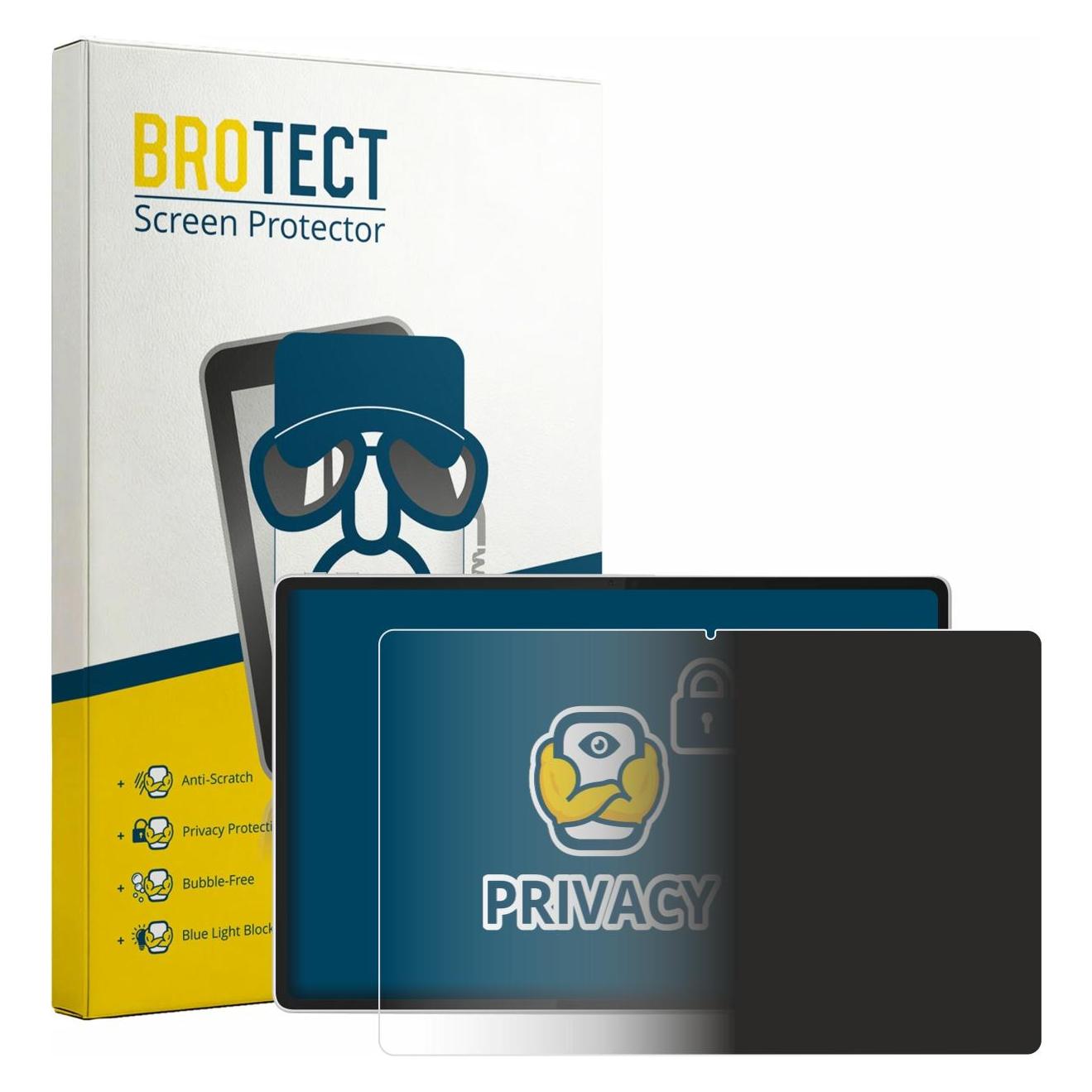 Brotect Sichtschutzfolie für Lenovo Idea Tab Pro Gen 2 13" Anti-Spy Privacy Folie Blaulicht-Schutz (1 Stk., Lenovo Idea Tab Pro) (6062475)