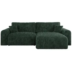 ECKSOFA NELSON Grün Cord