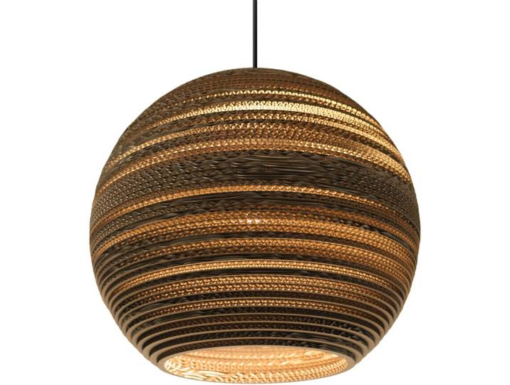 Graypants Pendellampe Moon Braun B 45 cm