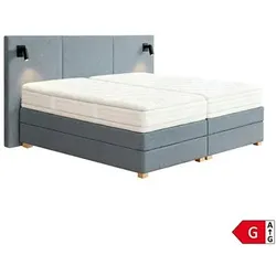BODYFLEX BOXSPRING Bett TOSKANA konfigurierbar Serie Premium 2 integrierte Lampen