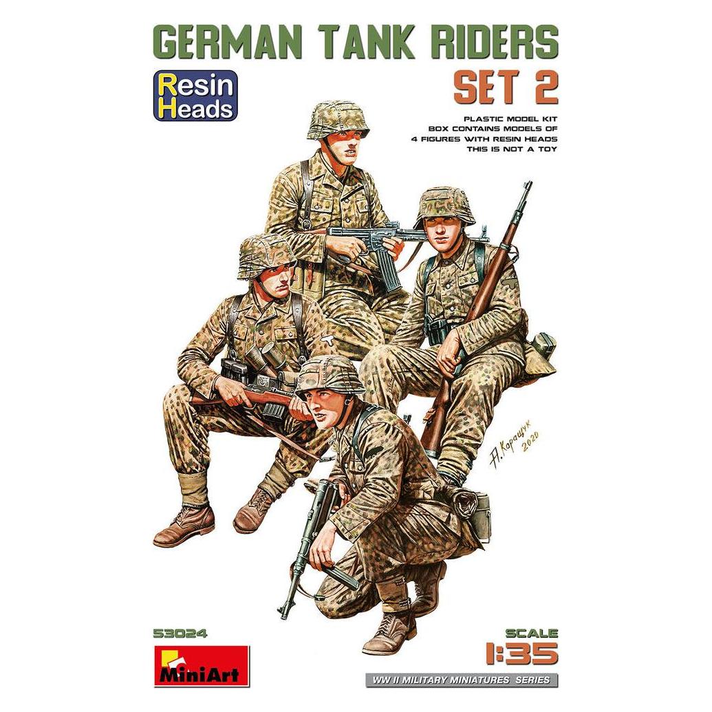 Other 1:35 Dt. Panzerb. sitzend m. Res. Köpfen (550053024)