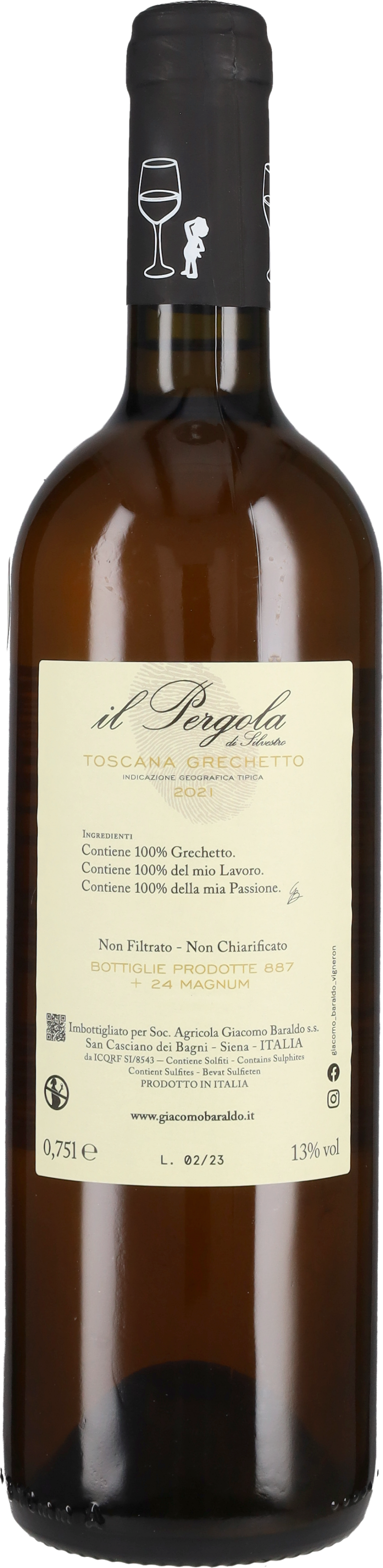 Baraldo Giacomo Bianco 'Il Pergola' Giacomo Baraldo 2022