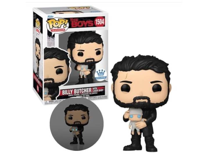 Funko Pop! Televisie: De Jongens - Billy Butcher met Laser Baby Shop Exclusive, 77018