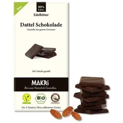 Dattel Schokolade - Edelbitter 80%