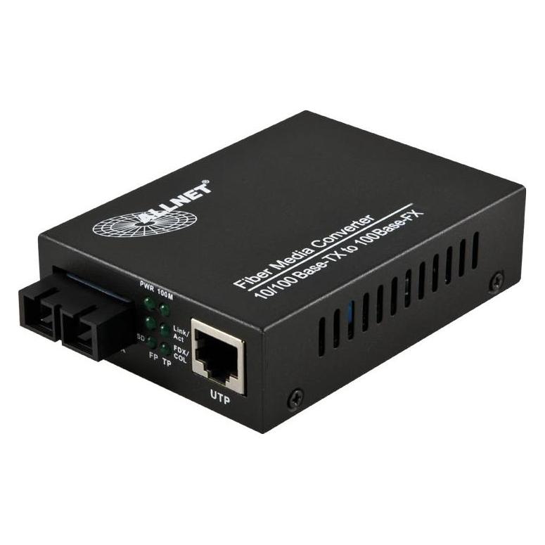 Allnet ALL-MC102-SC-MM 100Mbit/s Multi-Modus Schwarz Netzwerk Medienkonverter (ALL-MC102-SC-MM)