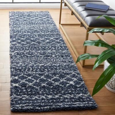 SAFAVIEH Arizona Shag Lotta Moroccan 1.2-inch Thick Rug