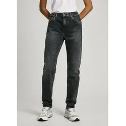 Pepe Jeans für Damen. PL204591XH7 Jeans Tapered Hw schwarz (26/32), Lässig, Baumwolle, Denim, Nachhaltig