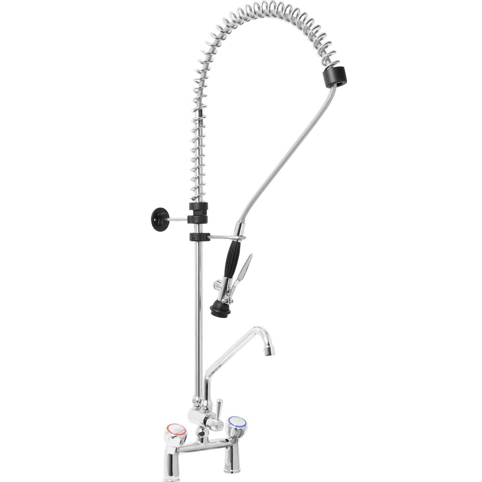 Küchenarmatur mit Dusche und Waschbecken, 100 cm