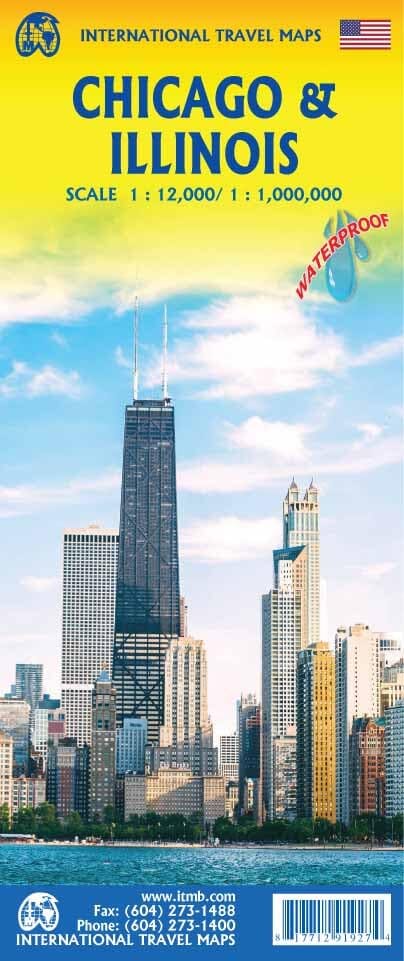 Carte de voyage - Chicago & Illinois   ITM