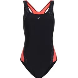 ENERGETICS Damen Badeanzug Da.-Schwimmanzug Nora W, Größe 36 in Schwarz Schwarz