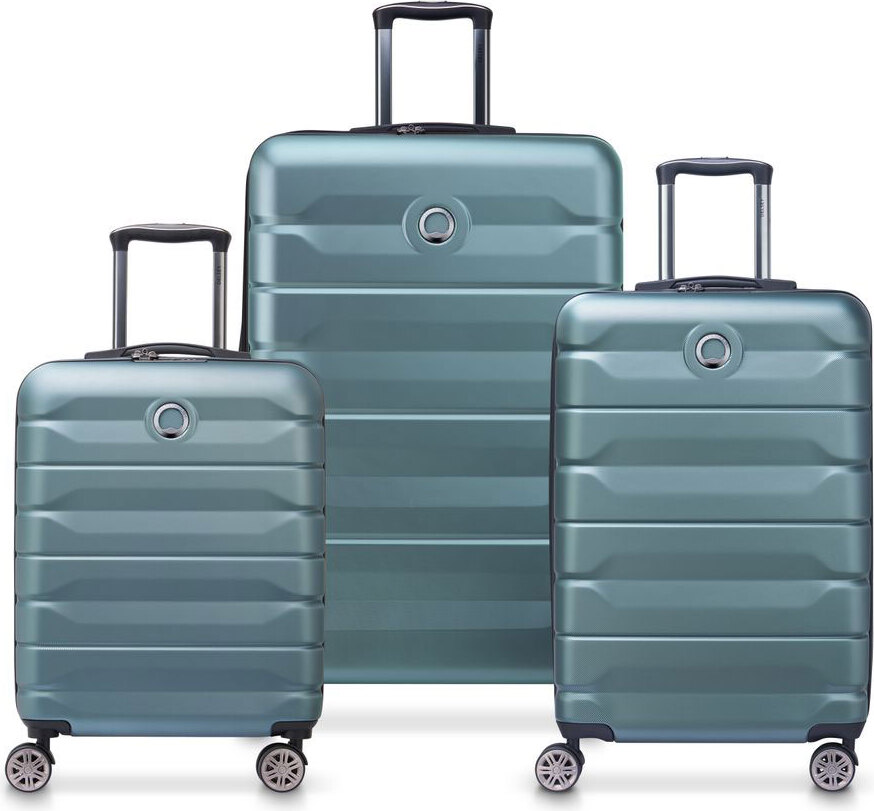 Delsey Set Air Armour (s. M Y L) 99l Koffer Auf Rollen Grün Grün One Size