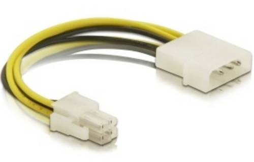 DELOCK Stromkabel P4 4pol -> Molex 4pin St/St 0.15m Multimedia-Technik