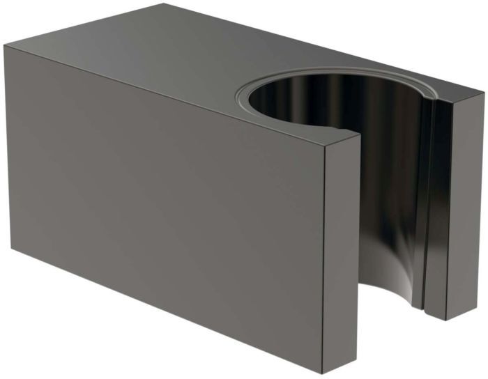 Ideal Standard Atelier Brausehalter BC770A5 eckig, aus Metall, fix, Magnetic Grey