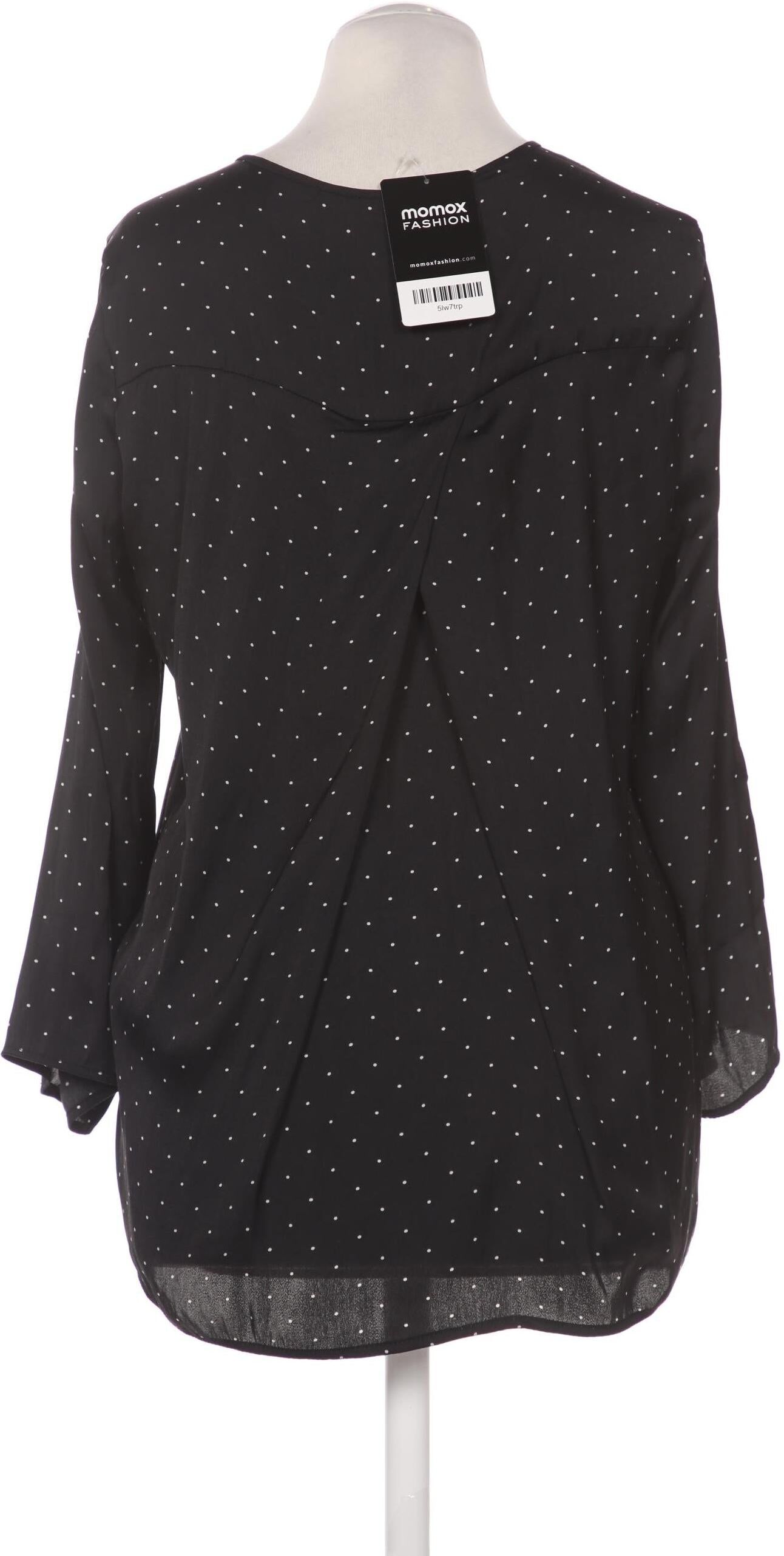 Stradivarius Damen Bluse, Schwarz, Gr. S, Synthetik - Second Hand