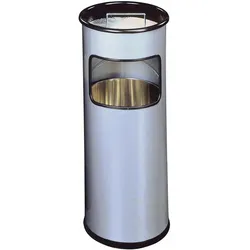Durable Standascher mit Sieb, Abfalleimer, Silber