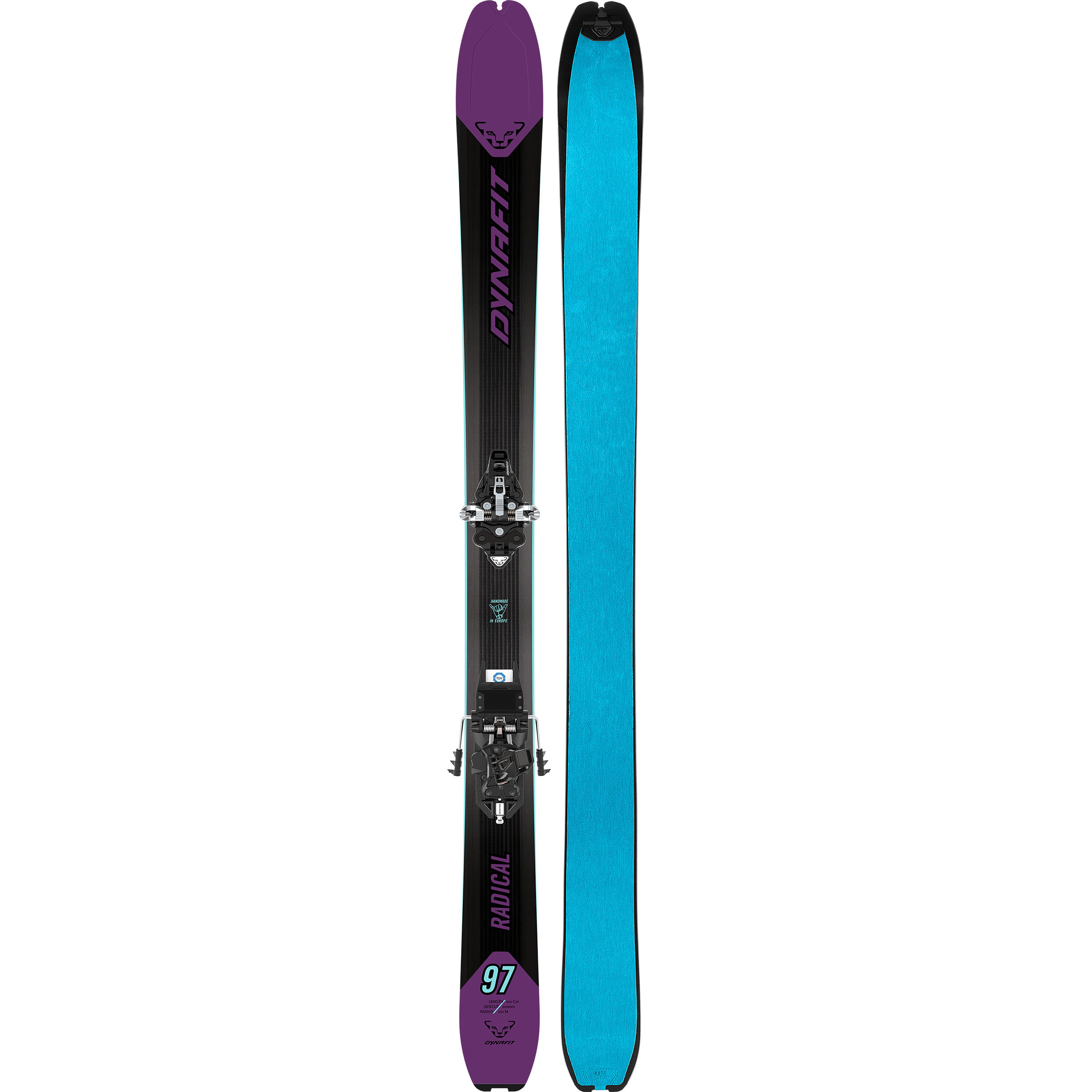 Dynafit Radical 97 + ST Rotation 10 + Fell Tourenski 25/26 Damen Tourenski-Set lila Größe 177cm Skitour