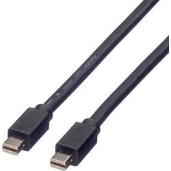 ROLINE DisplayPort Kabel, Mini DP ST - Mini DP ST, schwarz, 2 m 11.04.5640