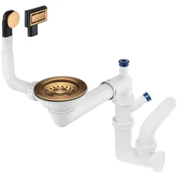 Deante, Siphon, Siphon für 1-Becken-Spüle - Space-Saver (Flaschensiphon)