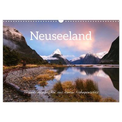 Neuseeland - Traumlandschaften aus einem Naturparadies (Wandkalender 2026 DIN A3 quer), CALVENDO Monatskalender