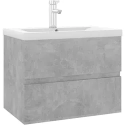 vidaXL, Waschbeckenunterschrank, Mardenhagen (Mit Wasserhahn & Abfluss)