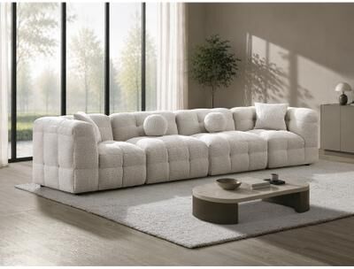 Best Quality Furniture Sectional Boucle or Leathaire Set