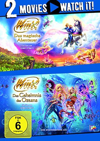 2Movies - Winx Club 3D - Das magische Abenteuer - DVD (FSK 6 Jahre) - Preis vom 18.10.2026 19:22:15 h