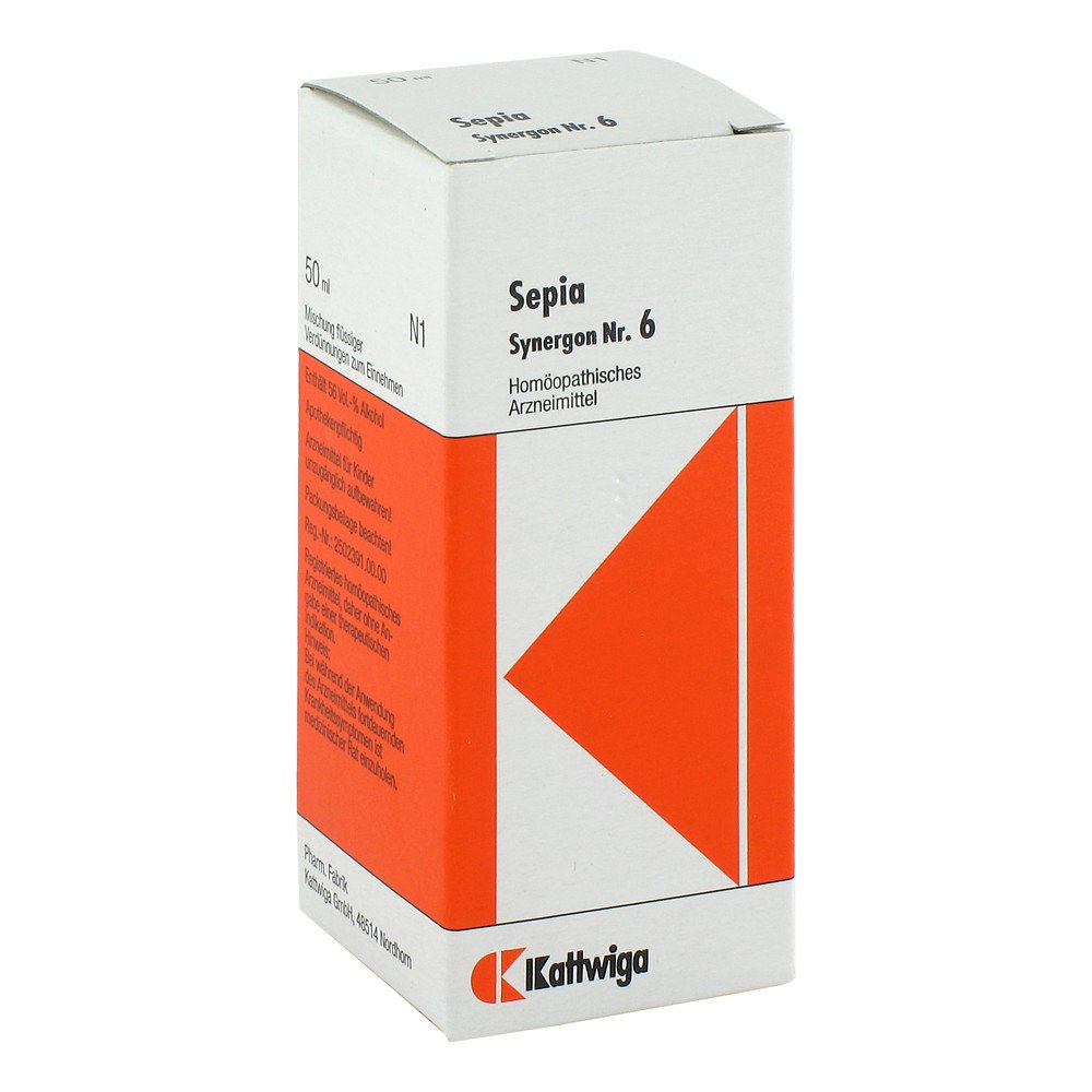 Kattwiga Arzneimittel GmbH Synergon 6 Sepia Tropfen 01855011