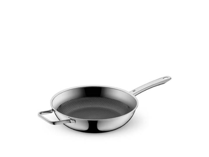 WMF Profi Resist Schmorpfanne 28cm Induktion, hoch, Mehrschichtmaterial beschichtet, hoher Rand, Wabenstruktur, Edelstahlgriff, backofenfest