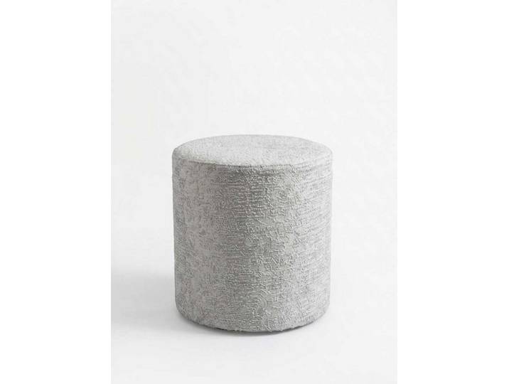 Xlmoebel Hocker Moderner grauer Polsterhocker für eleganten Sitzkomfort, Made in Europa