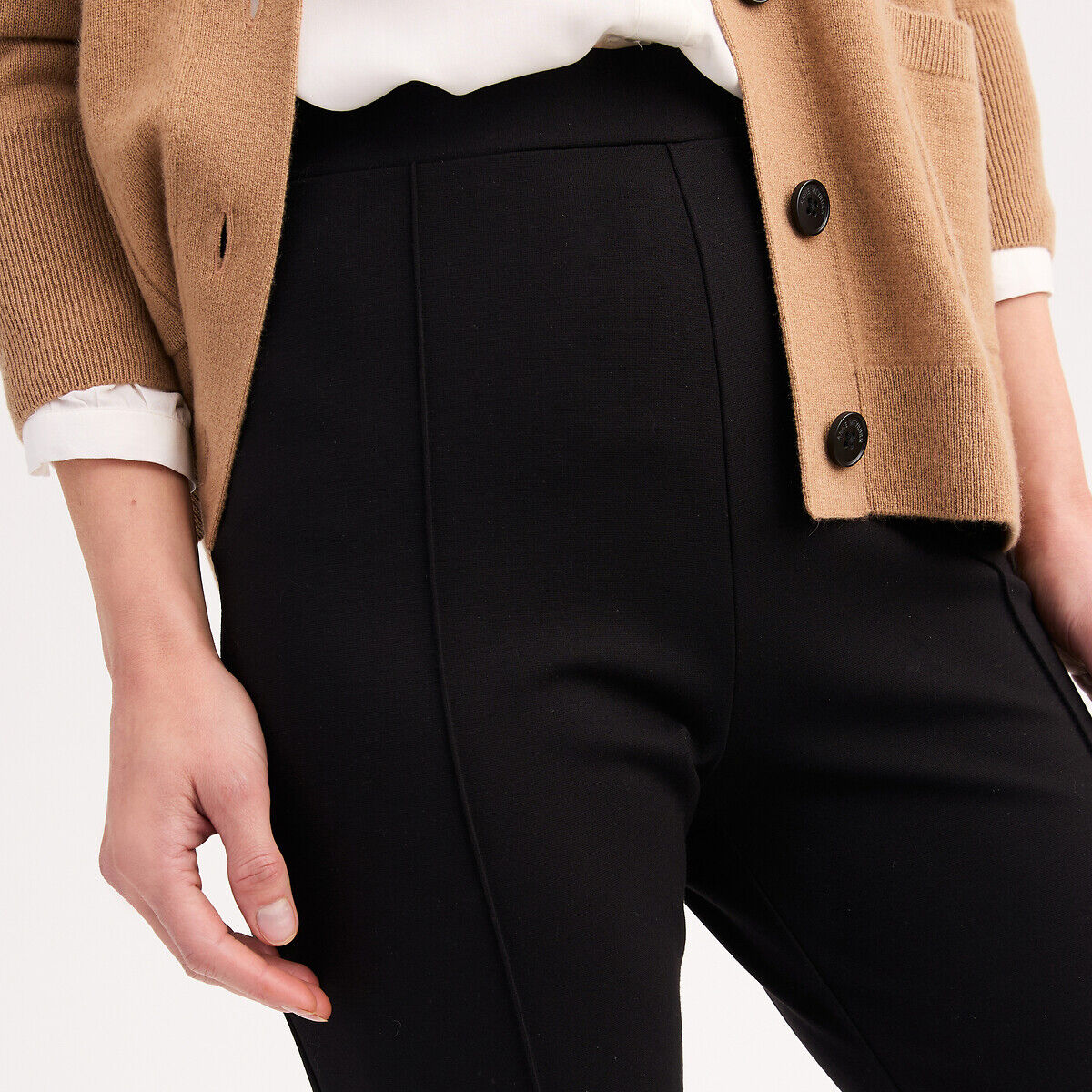 ANNE WEYBURN Pantalon à enfiler forme cigarette