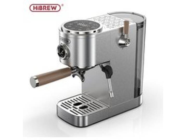 HiBREW Machine à Café Espresso Semi-Automatique H13 20 Bar Température Réglable Café Filtré Cappuccino Noir