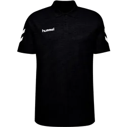 hummel, Herren, Sportshirt, Go Cotton Polo (S), Schwarz