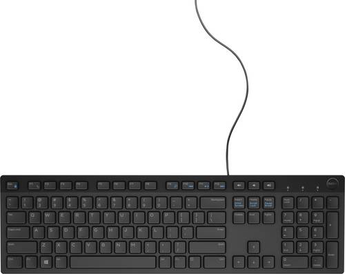 Dell KB216 USB Tastatur Deutsch, QWERTZ Schwarz