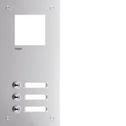 Hager Frontplatte intercom RTQ103X