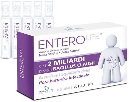PALADIN PHARMA SpA Enterolife 2 Miliardi 20 Flaconcini - Equilibrio Flora Batterica Intestinale