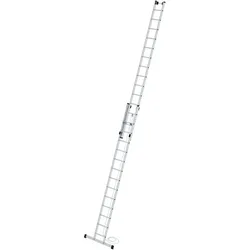PROREGAL Sprossen-Seilzugleiter 2-teilig mit Standard-Traverse 2x14 Sprossen
