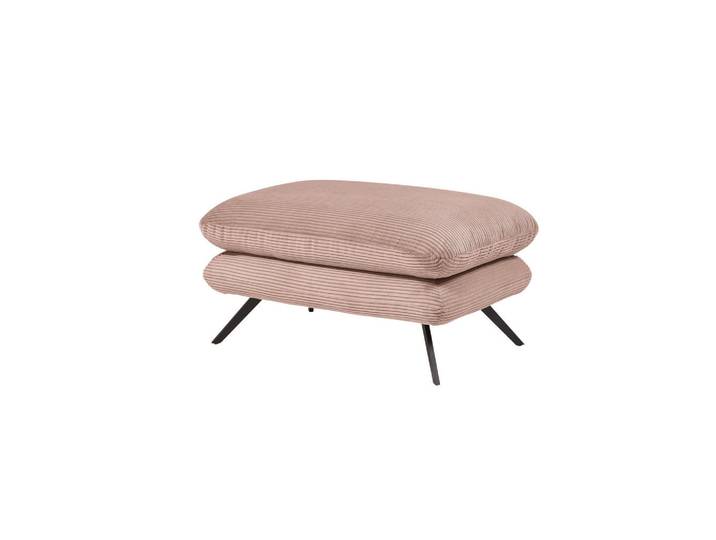 Pure Home Lifestyle Hocker, Lila, Metall, rechteckig, 90x45x60 cm, Goldenes M, Dgm, Fußauswahl, Stoffauswahl, Wohnzimmer, Hocker, Sitzhocker