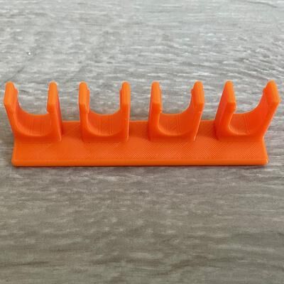 Market Central Wall Mounted Electric Toothbrush Holder Bathroom Storage Organizer orange
