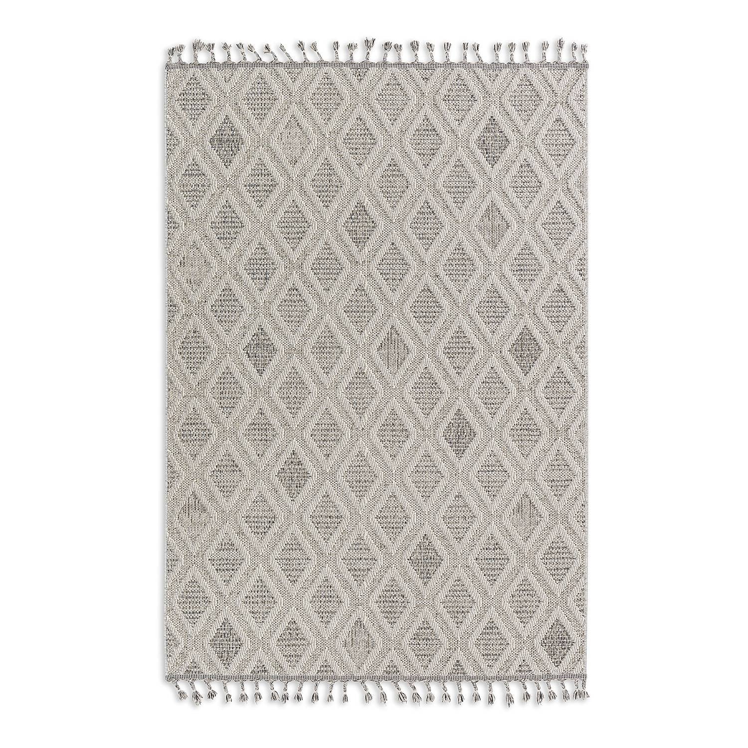home24 Trevi In- & outdoorvloerkleed grijs, 160 x 230 cm