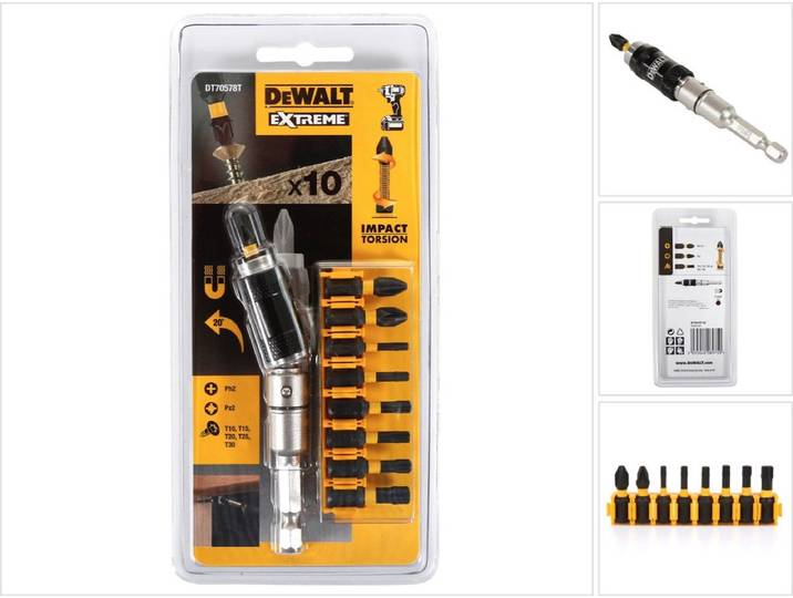 Dewalt Schroef-bitset 10 dlg