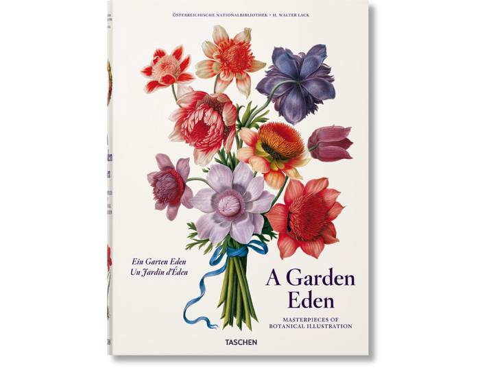 Un Jardin d’Éden. (Allemand, Français, Anglais)