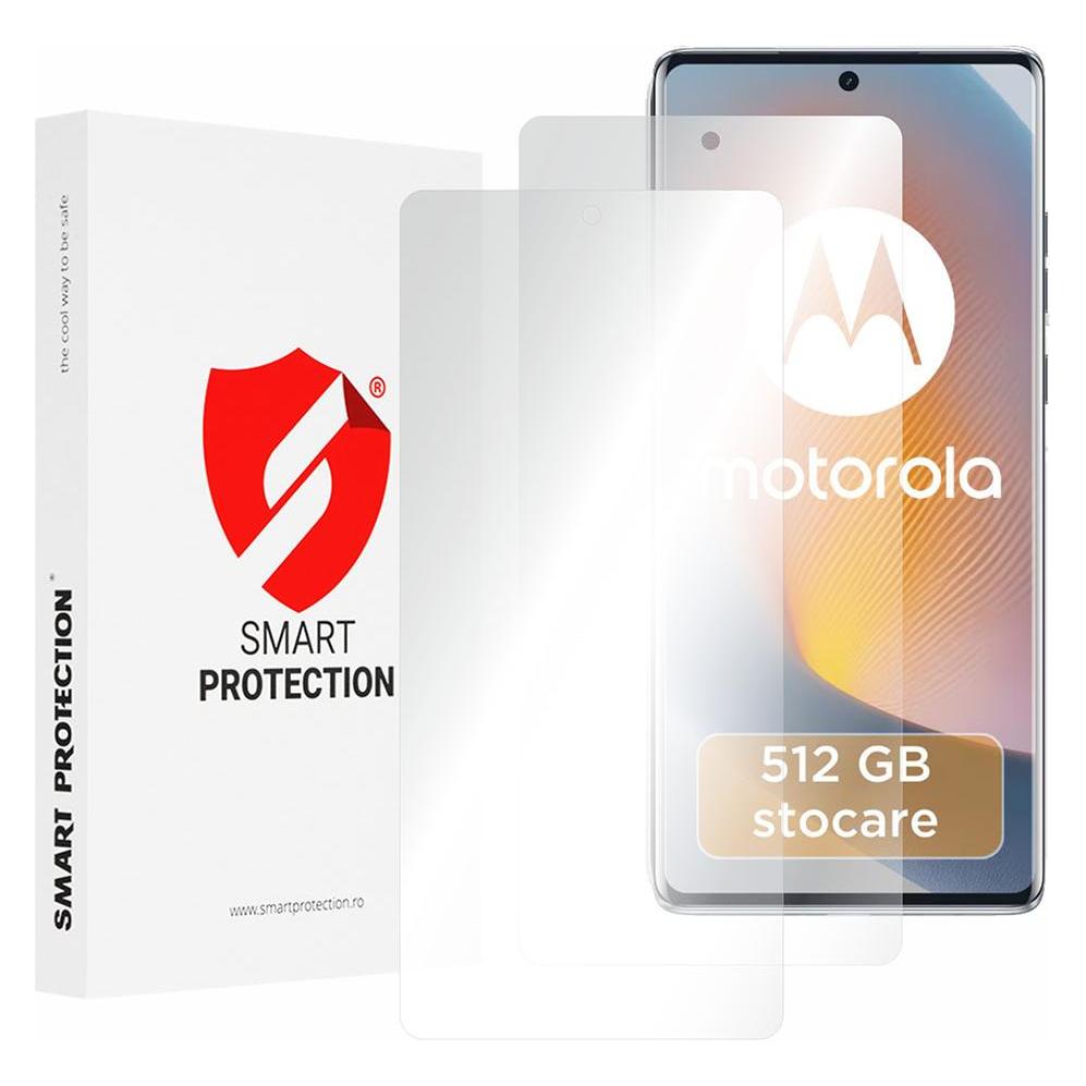 Smart Protection - Premium Classic (2 pack) - Motorola Edge 50 Fusion - Clear (2 Stk., Motorola Edge 50 Fusion) (56364150)